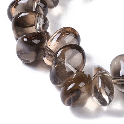 Natural Smoky Quartz Beads Strands G-B072-D01-02-1