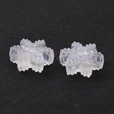 Transparent Acrylic Beads X-OACR-P007-30-1