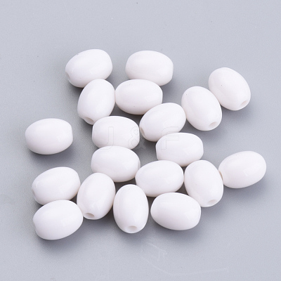 Opaque Acrylic Beads SACR-S300-08C-01-1
