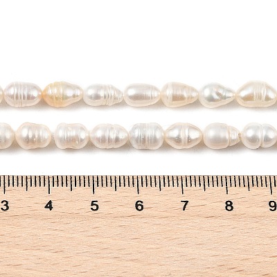 Natural Cultured Freshwater Pearl Beads Strands PEAR-I007-01B-03B-1