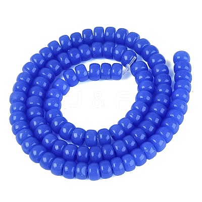 Imitation Jade Glass Beads Strands GLAA-NH0002-A01-B05-1