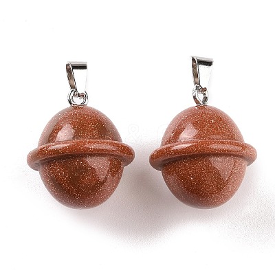 Synthetic Goldstone Pendants G-B041-01P-03-1