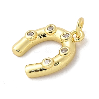 Brass Micro Pave Cubic Zirconia Pendants KK-S511-13G-1