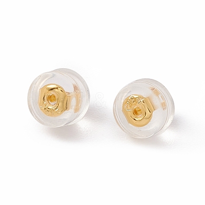 Rack Plating Brass Ear Nuts FIND-G036-04G-1
