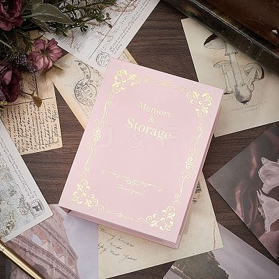 Paper Cover Interstitial Album Book AJEW-CP0011-01B-1