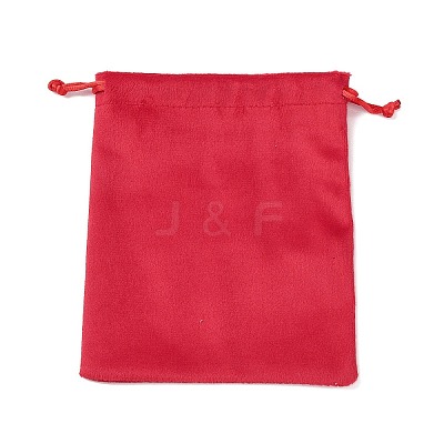 Velvet Jewelry Drawstring Storage Pouches ABAG-P013-02D-03-1