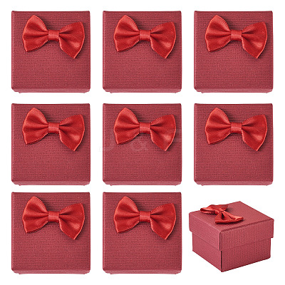 Square Cardboard Paper Ring Gift Storage Boxes CON-TAC0001-17G-1