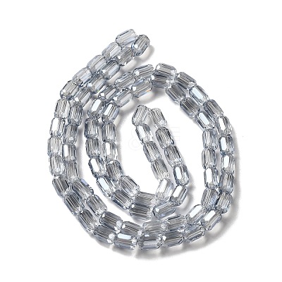 Electroplate Glass Beads Strands EGLA-D031-01-28-1