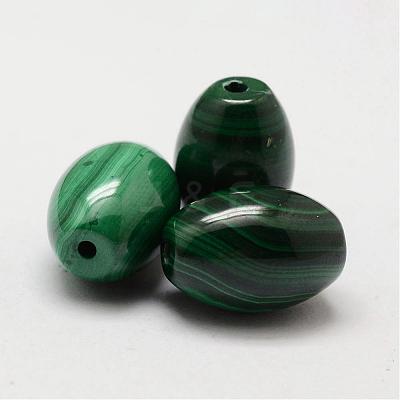 Barrel Natural Malachite Beads G-I178-02-10x14-1