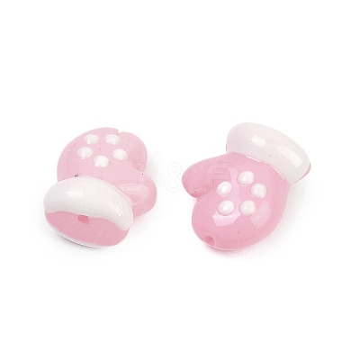 Baking Paint Glass Enamel Beads LAMP-R004-07G-1