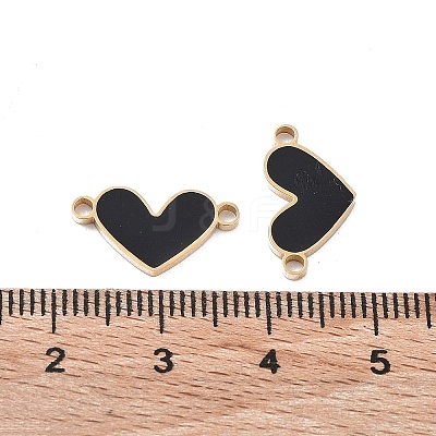 Ion Plating(IP) 304 Stainless Steel Enamel Connector Charms STAS-P339-10G-02-1