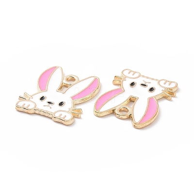 Alloy Enamel Pendants PALLOY-D015-08B-1