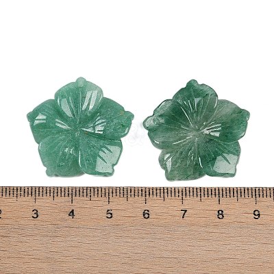 Natural Green Aventurine Carved Pendants G-B097-01A-06-1