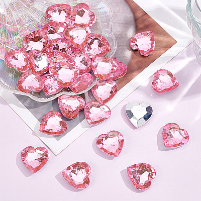 Acrylic Rhinestone Cabochons GACR-GA0001-03-1