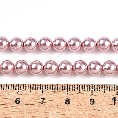 Glass Pearl Beads Strands HY-G002-01C-14-1