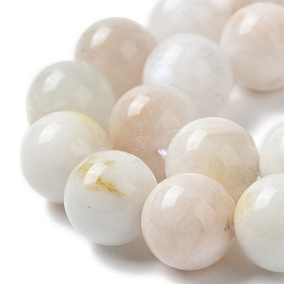 Natural Rainbow Moonstone Beads Strands G-N328-024-10mm-1
