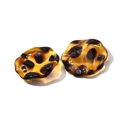 Transparent Acrylic Pendants OACR-D303-01H-1