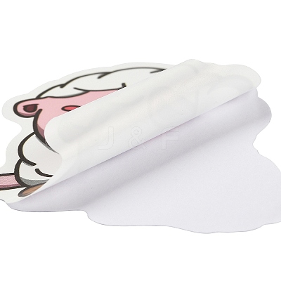 50 Pieces Cartoon Animal Graffiti Waterproof Paper Stickers STIC-R001-10-1