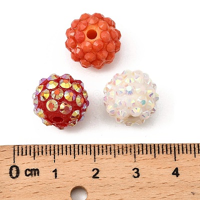 AB-Color Resin Rhinestone Beads X-RESI-S315-12x14-M-1