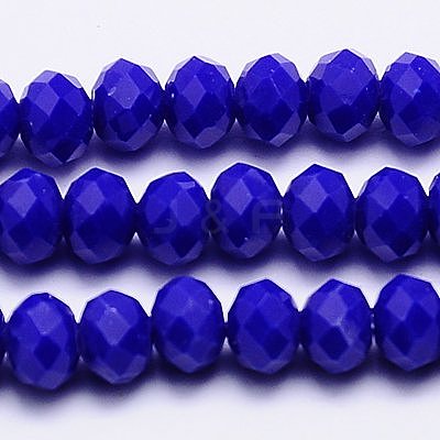 Imitation Jade Glass Bead Strands GLAA-F001-3x2mm-01-1
