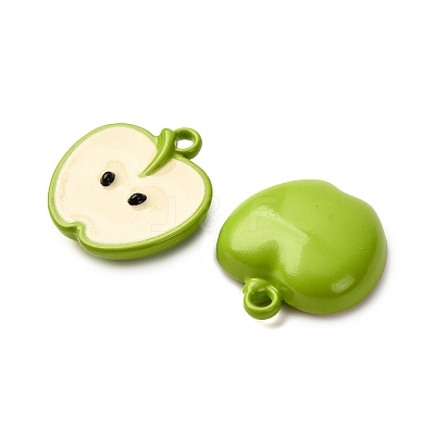Baking Paint Alloy Pendants FIND-G097-04G-1