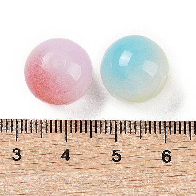 Opaque Acrylic Beads MACR-K358-26B-1