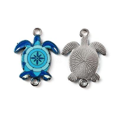 Alloy Enamel Connector Charms FIND-CJC0001-04A-1