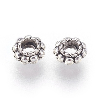 Tibetan Style Alloy Spacer Beads LF1565Y-1
