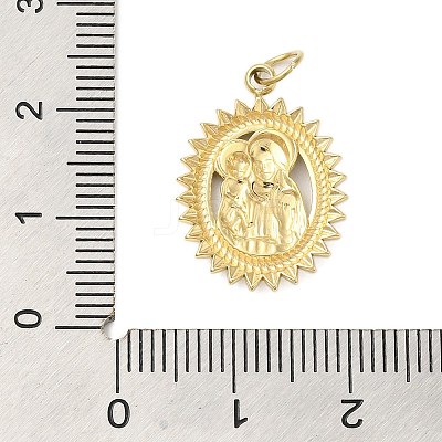 304 Stainless Steel Pendants STAS-U023-09G-1