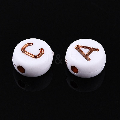 Plating Acrylic Beads PACR-Q112-07C-1