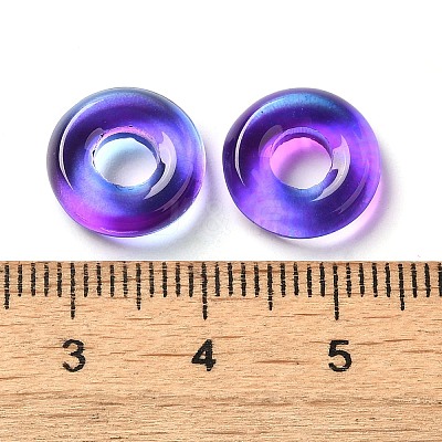 Transparent Glass European Beads GLAA-A012-03D-1
