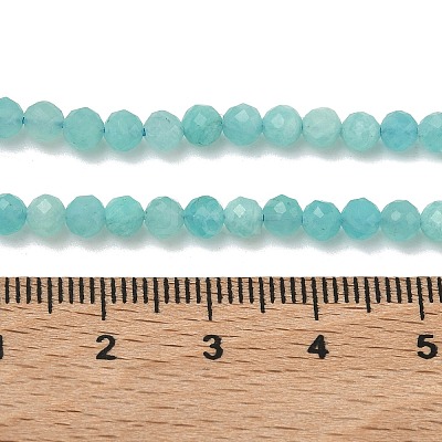 Natural Amazonite Beads Strands G-B168-A13-4mm-1