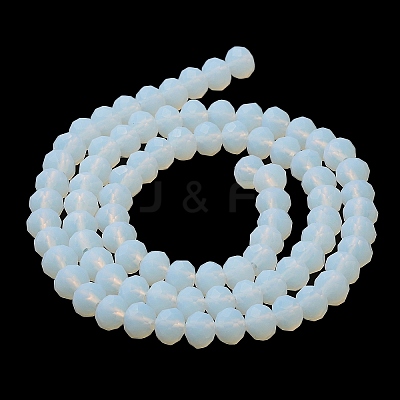 Imitation Jade Solid Color Glass Beads Strands EGLA-A034-J3mm-MD06-1