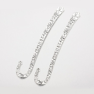 Tibetan Style Alloy Bookmark Findings PALLOY-K110-18AS-RS-1