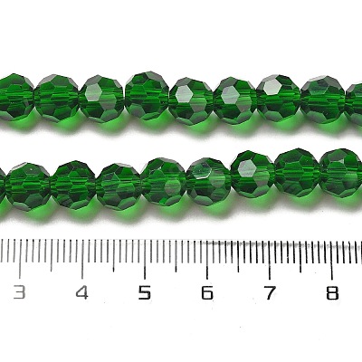 Transparent Glass Beads LS-EGLA-A035-T8mm-D10-1
