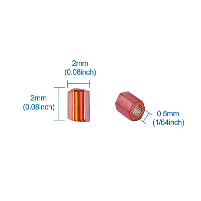 11/0 Two Cut Round Hole Glass Seed Beads SEED-YS0001-01-1
