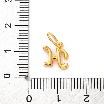 925 Sterling Silver Letter Charms with Jump Rings LS-STER-R008-01G-H-1