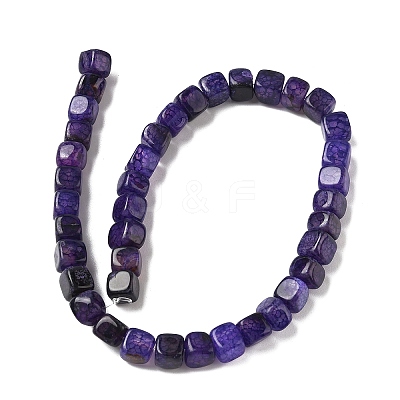 Natural Dragon Veins Agate Beads Strands G-G177-E06-05-1