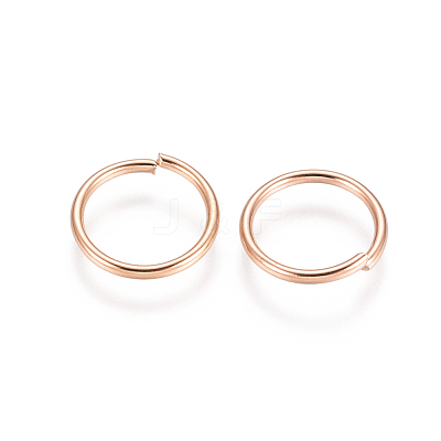304 Stainless Steel Open Jump Rings STAS-E484-72L-RG-1