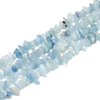 Natural Aquamarine Beads Strands G-S315-21-1