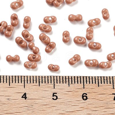 Baking Paint Glass Seed Beads SEED-A033-04B-1