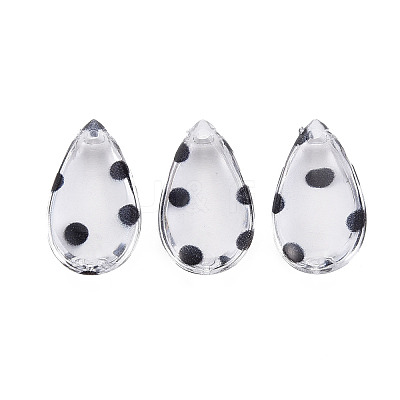 Transparent Acrylic Pendants TACR-N006-32-1