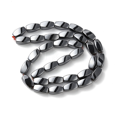 Non-Magnetic Synthetic Hematite Beads Strands X-IM601-6x12-1