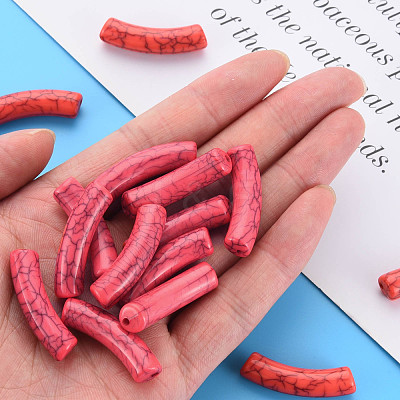 Opaque Crackle Acrylic Beads MACR-S372-002N-005-1