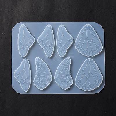 DIY Butterfly Wing Pendant Silicone Molds DIY-F134-04B-1