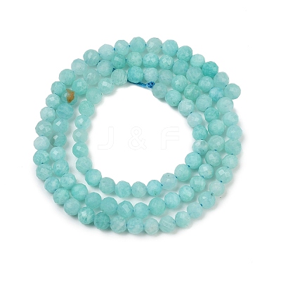 Natural Amazonite Beads Strands G-E411-43-4mm-1