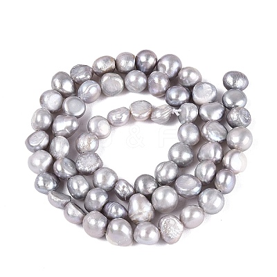 Natural Cultured Freshwater Pearl Beads Strands PEAR-N014-06C-01-1