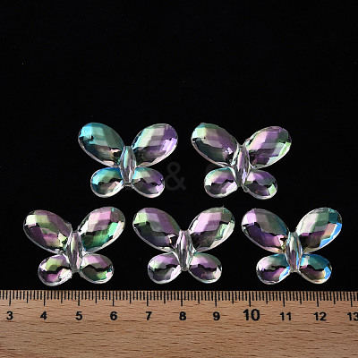 Transparent Acrylic Beads MACR-S374-12D-01-1