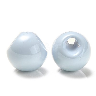 Opaque Acrylic Beads OACR-G012-01D-1