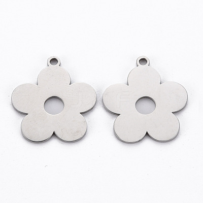 Non-Tarnish 201 Stainless Steel Pendants STAS-Q240-065P-1